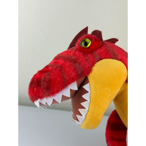 Build-a-Bear Red T-Rex Plush Stuffed Animal Dinosaur Claws Teeth Soft Toy - Picture 14 of 15